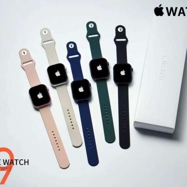 Apple Series 9 Smart Watch With Apple Logo