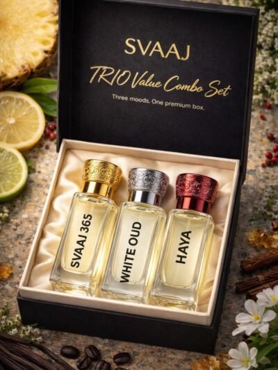 SVAAJ TRIO VALUE COMBO SET – Three Fragrances, One Premium Box